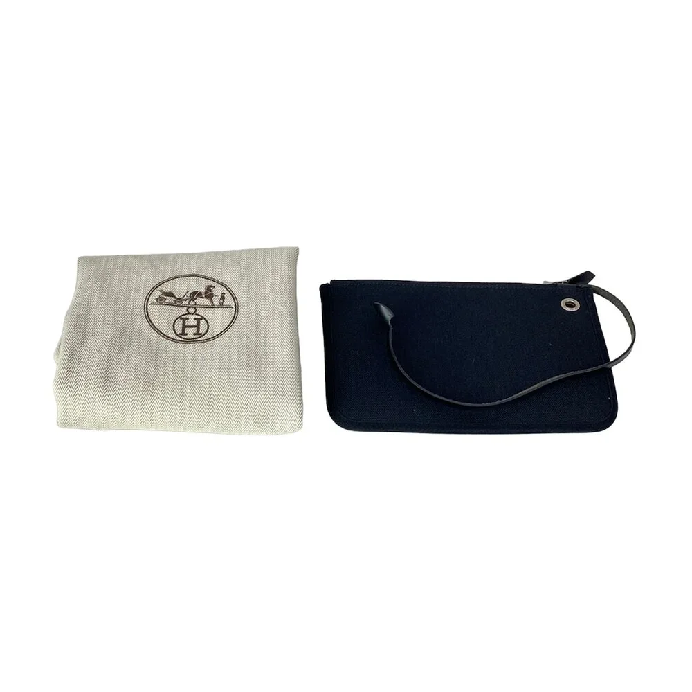 Hermès Her Bag Zip PM Handbag Toile Military Vache Hunter